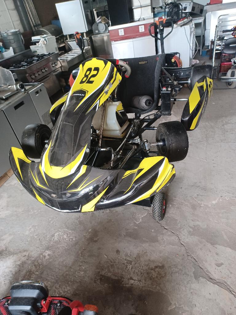 kart Parolin  4 takt motor RK1, Sport en Fitness, Karting, Ophalen, Gebruikt, Kart