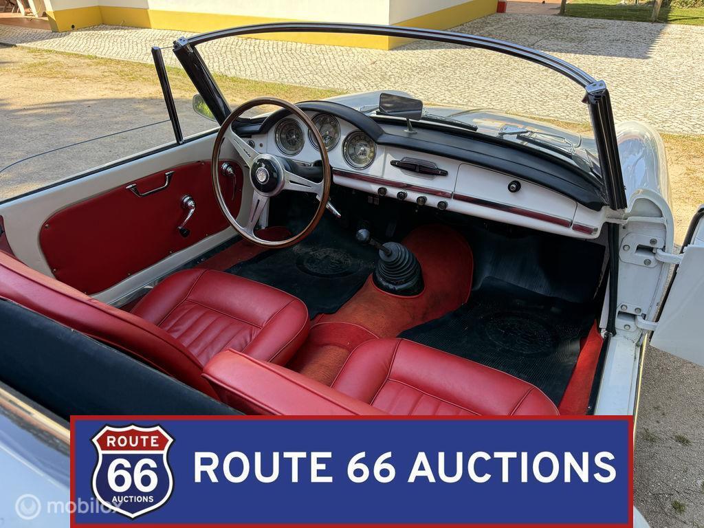 Alfa Romeo Giulietta Spider Series II | 1960 | Route 66 Auct, Zwart, Bedrijf, Handgeschakeld, Overige carrosserie
