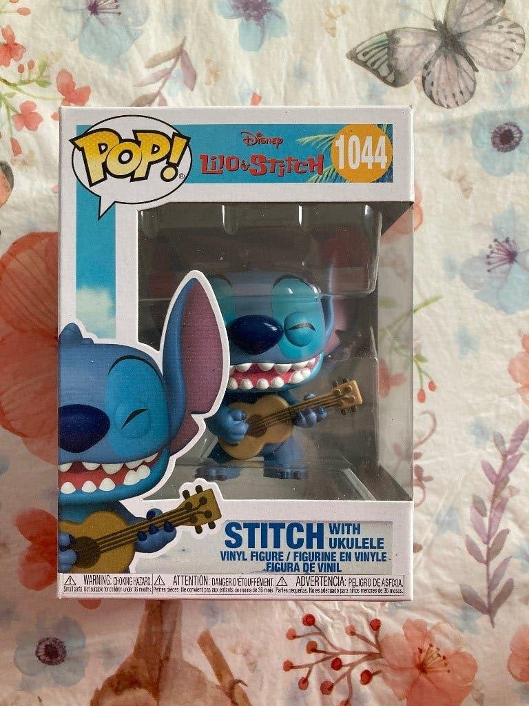 Nieuwe Disney funko - Stitch with ukulele 1044, Ophalen of Verzenden, Overige figuren, Nieuw, Beeldje of Figuurtje