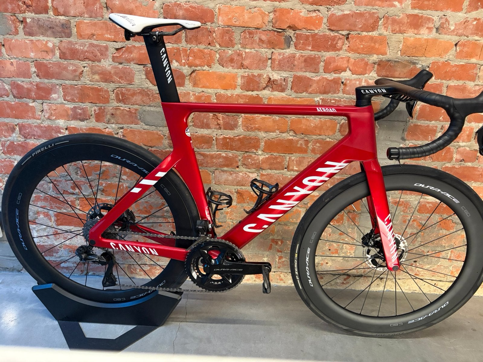 Canyon Aeroad CFR Mvdp Dura Ace, Fietsen en Brommers, Carbon, Heren, Zo goed als nieuw, Schijfrem