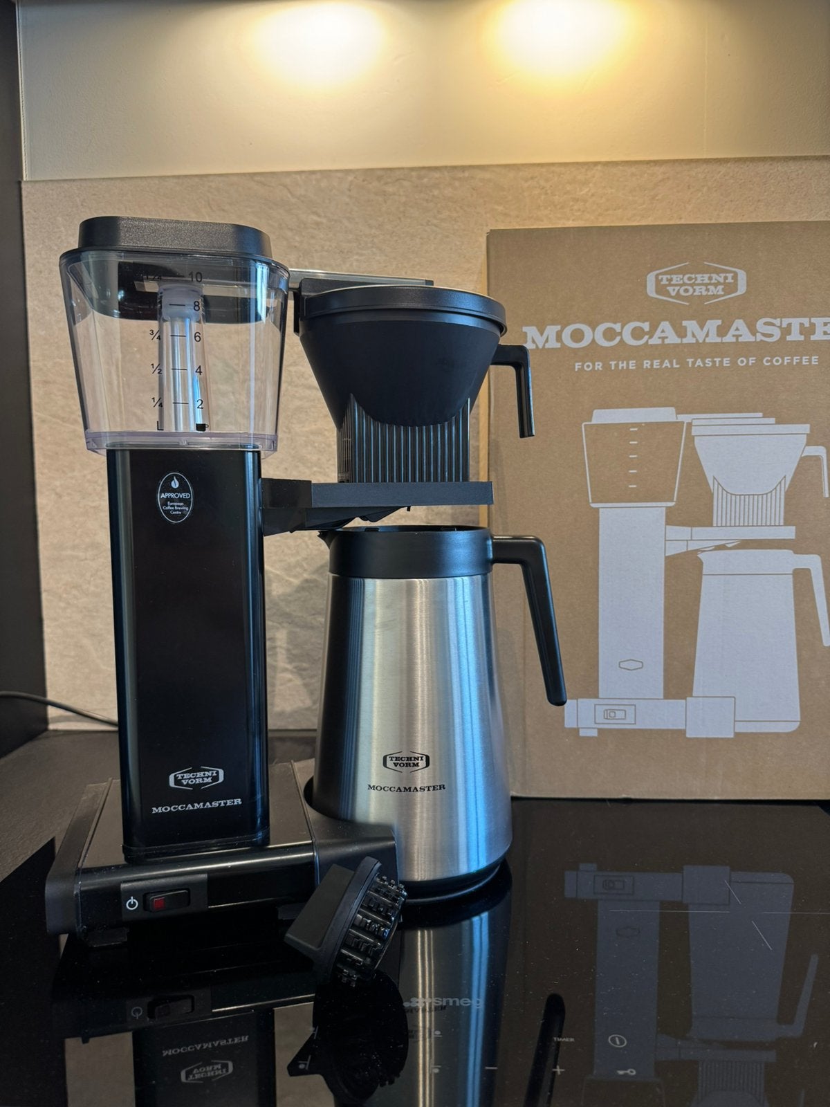 Moccamaster KBGT zwart, Elektronische apparatuur, Ophalen, Zo goed als nieuw