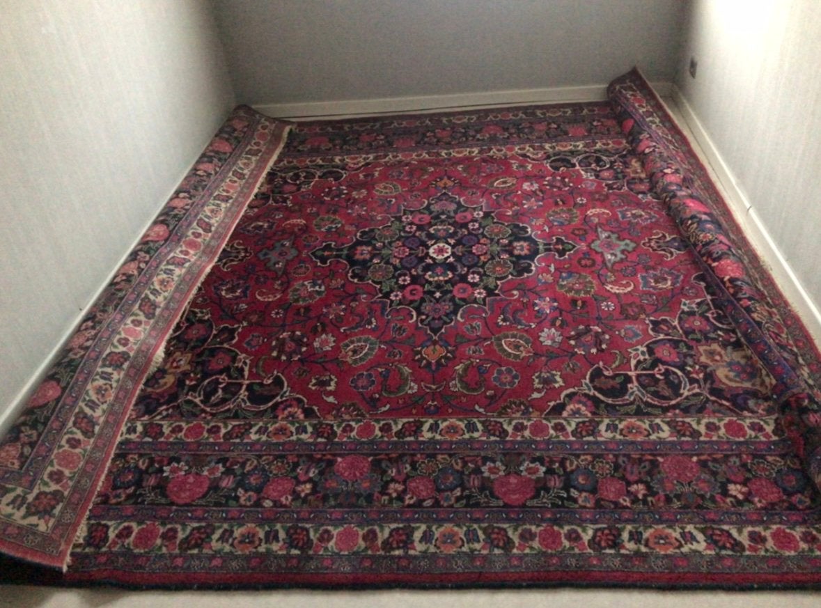 Tapijt + Certificaat Iran  300 x 215, Ophalen, Gebruikt, Irak, 200 cm of meer