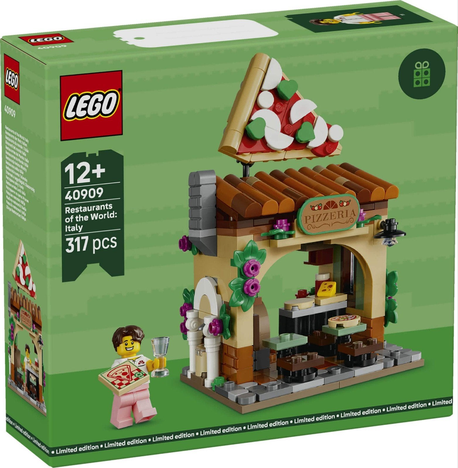 Lego 40909 Restaurants of the World Italy, Inclusief accessoires, Overige thema's, Lego, Nieuw