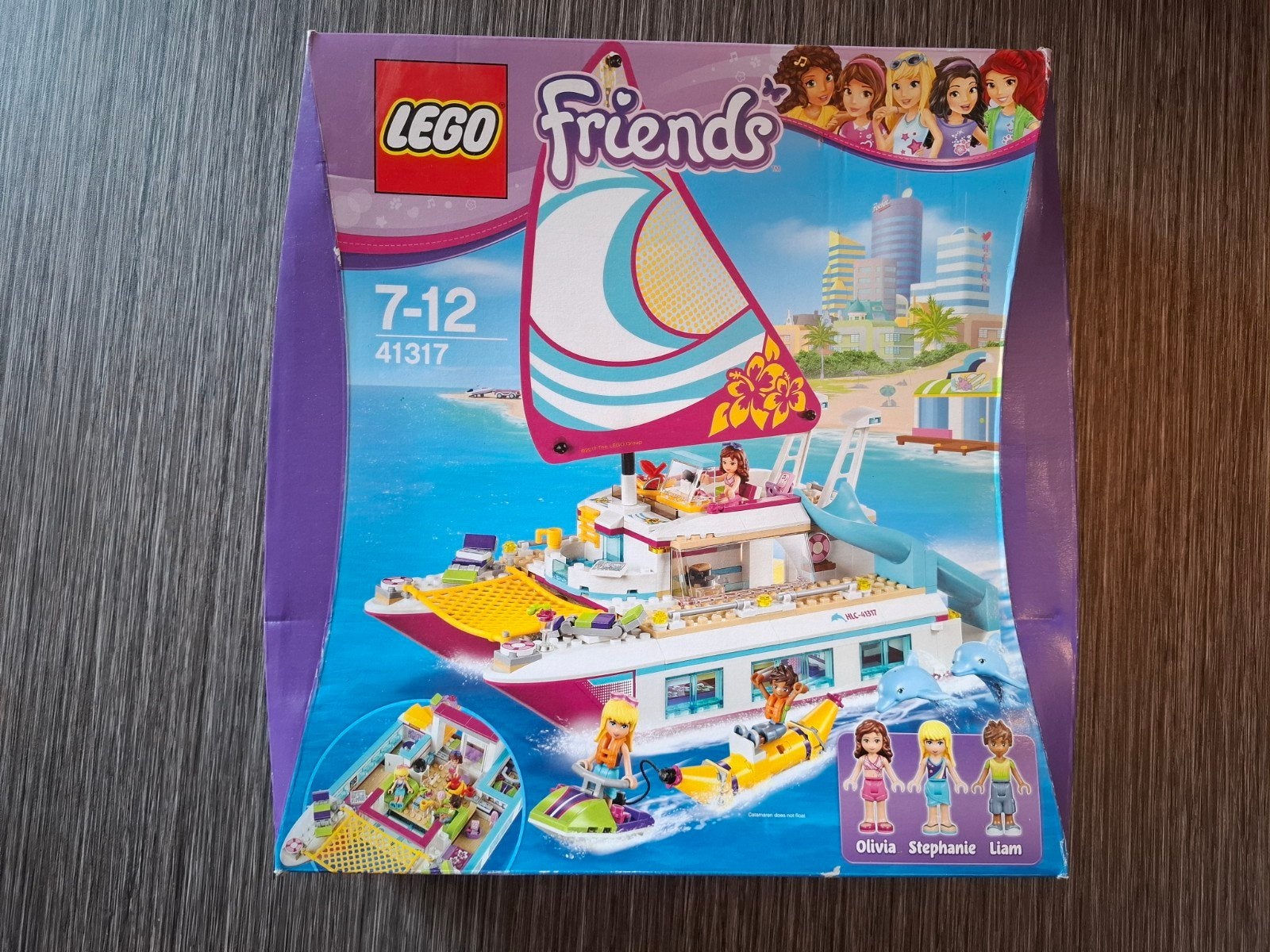 LEGO Friends 41317 – Zonnige catamaran – compleet, Ophalen, Compleet, Lego, Friends