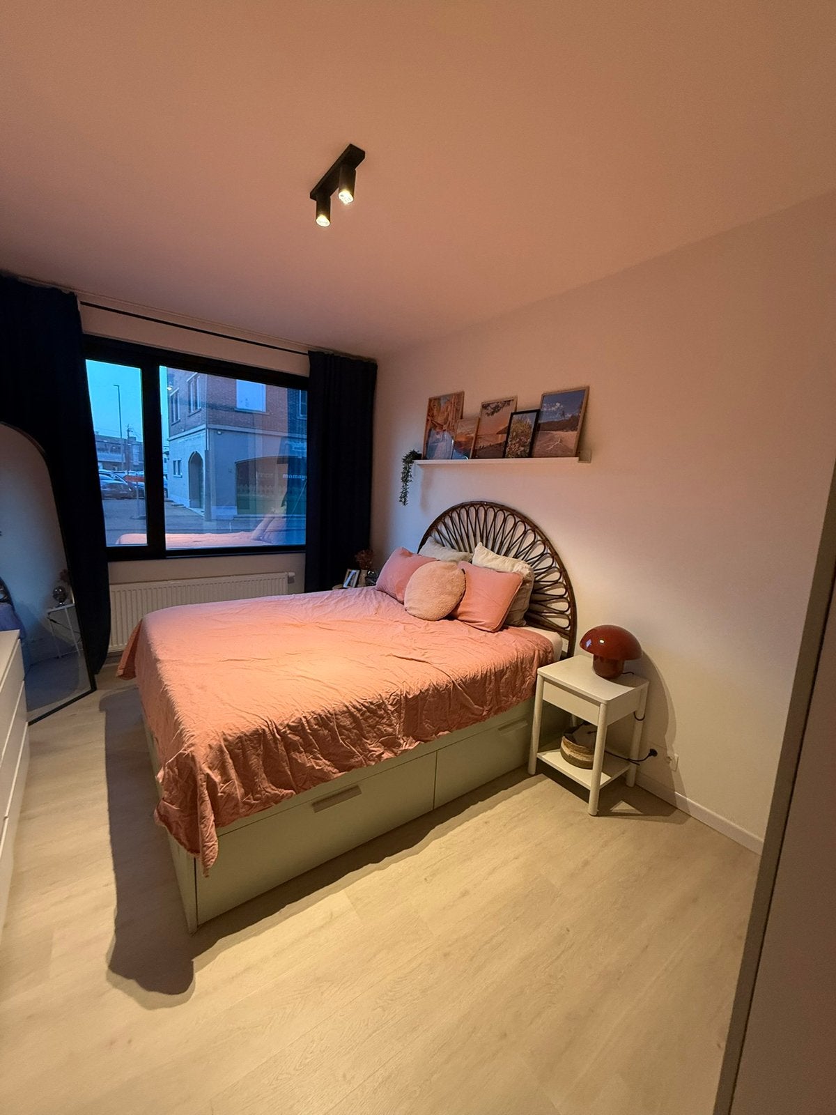 Bed met lades 160x200 + matras, Enlèvement, Comme neuf