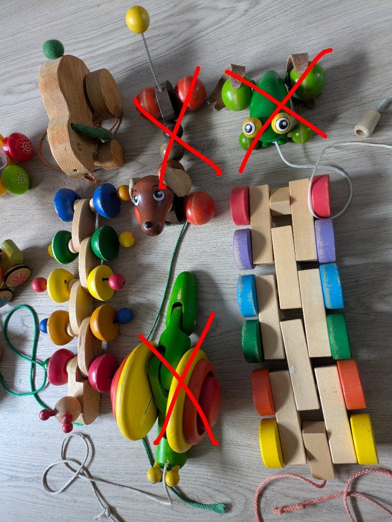 Rommelmarktspullen, Ophalen