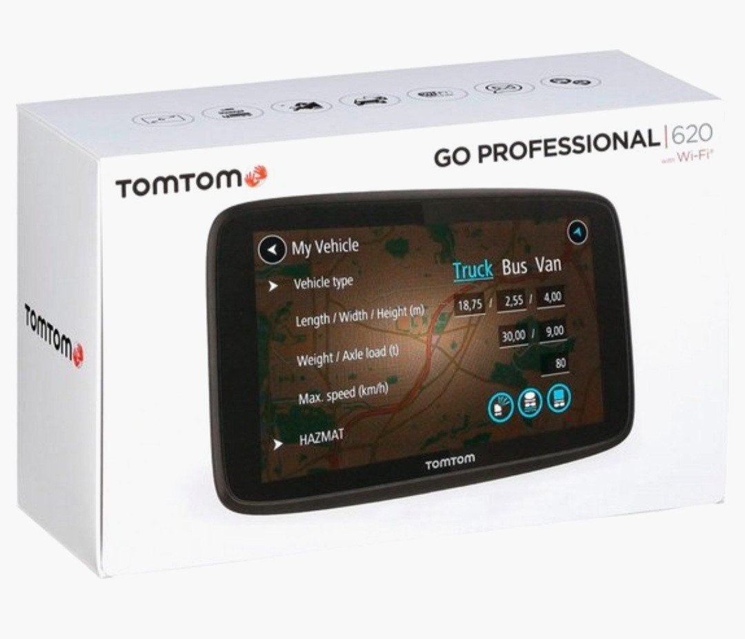 TomTom GO Professional 620 - Vrachtwagennavigatie EU, Auto diversen, Autonavigatie, Ophalen of Verzenden