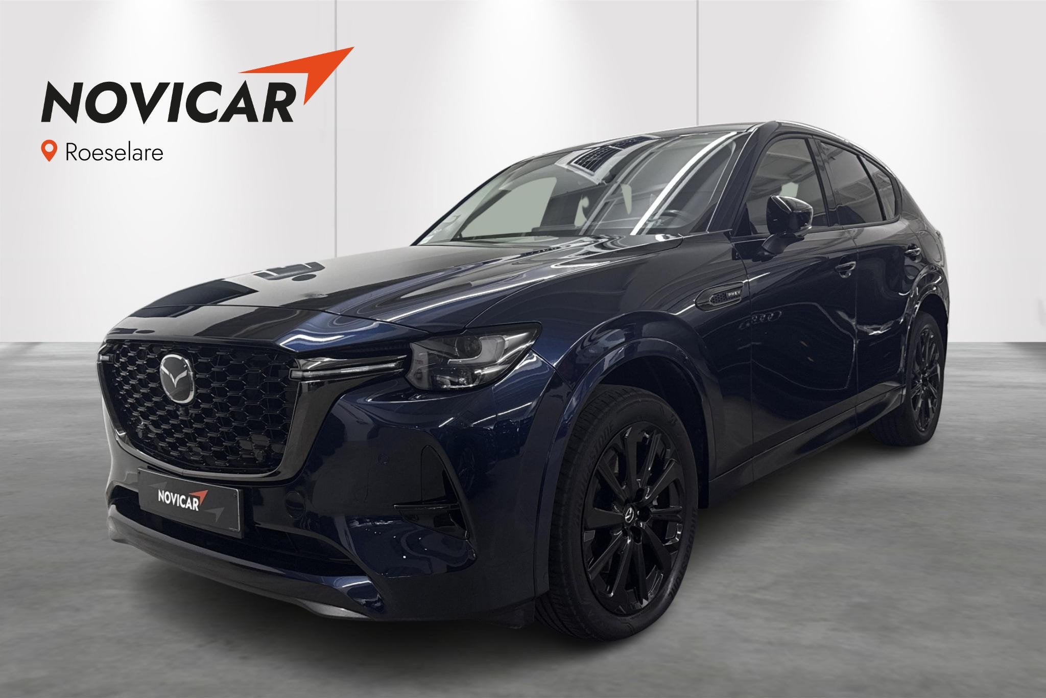 Mazda CX-60 2.5 PHEV Homura, Auto's, 241 kW, Stof, Blauw, 2500 kg