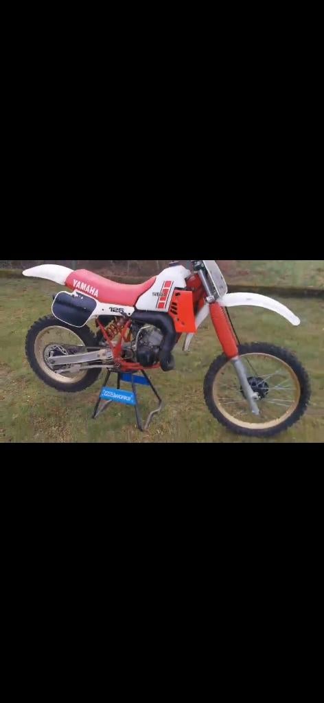 YAMAHA YZ 125. 1983.  MODELE K.   X24    MATCHING NUMBERS !!, Motos, Occasion, 125 cm³, Particulier, Moto de cross