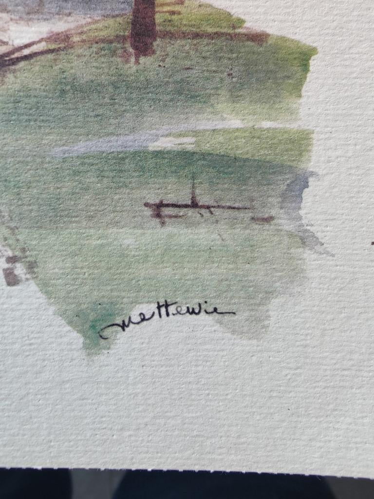 Aquarelles région Bruxelloise, Antiquités & Art, Enlèvement ou Envoi