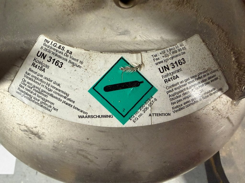 Koelmiddel R410A ongeveer 14kg, Autos : Divers, Enlèvement, Comme neuf