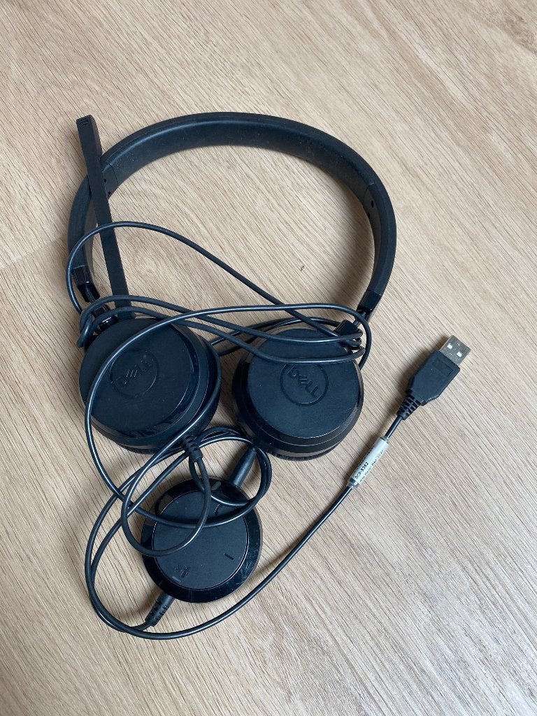 Headset Dell, Computers en Software, Headsets, Ophalen, Gebruikt, On-ear, Dell