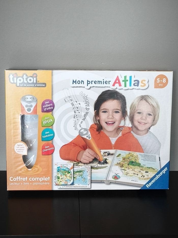 Mon premier atlas Tiptoi, Enfants & Bébés, Jouets | Éducatifs & Créatifs, Comme neuf, Électronique, Langue et Lecture, Sonore