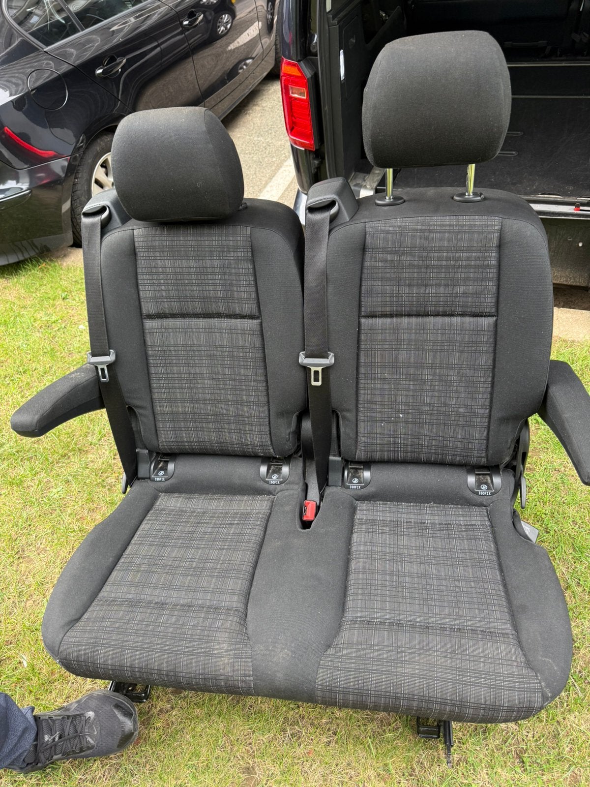Siège/banquette double Mercedes Vito — 300€, Autos : Pièces & Accessoires, Habitacle & Garnissage, Enlèvement