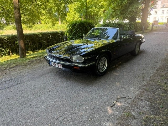 Jaguar XJS V12 Cabrio AUTOMAAT 56.000 KM! EUROPESE AUTO!, Autos, Jaguar, Cuir, Achat, Entreprise, Noir