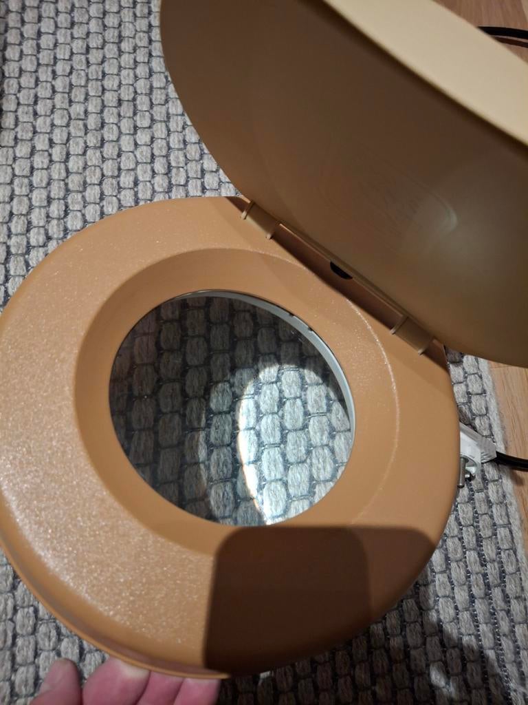 Lamp (type TL) met vergrootglas goede staat, Ophalen