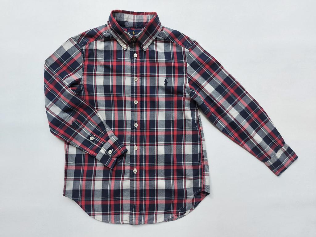RALPH LAUREN Chemise garçons Taille S 8 ans/128 *État NEUF*, Garçon, Enlèvement ou Envoi, Chemise ou Chemisier, Comme neuf