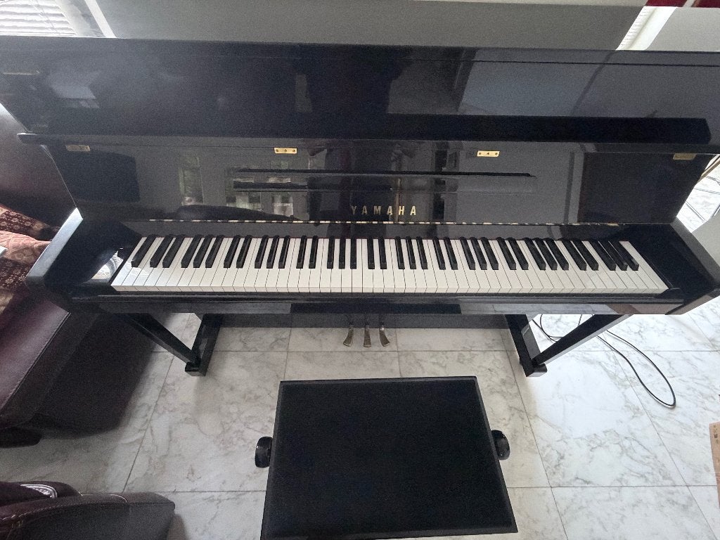 PIANO YAMAHA U5 silent, Musique & Instruments, Pianos, Utilisé, Piano, Noir, Brillant, Enlèvement
