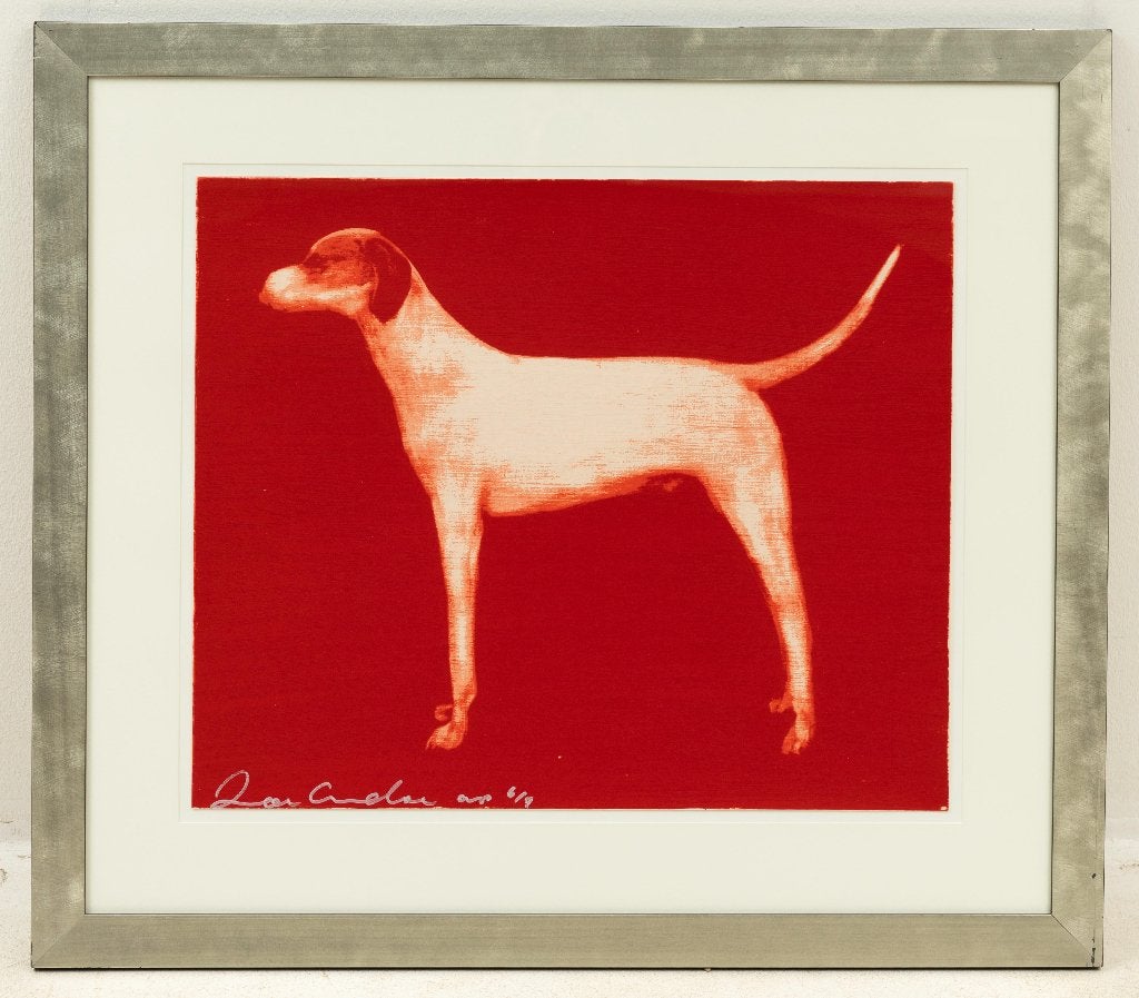 Joe Andoe - Red Dog, Antiek en Kunst, Kunst | Litho's en Zeefdrukken, Ophalen