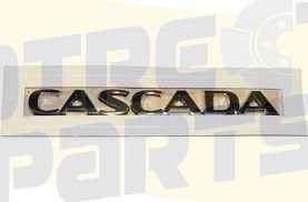 Opel Cascada embleem tekst ''Cascada'' achter Origineel! 133, -, Verzenden, -, Opel