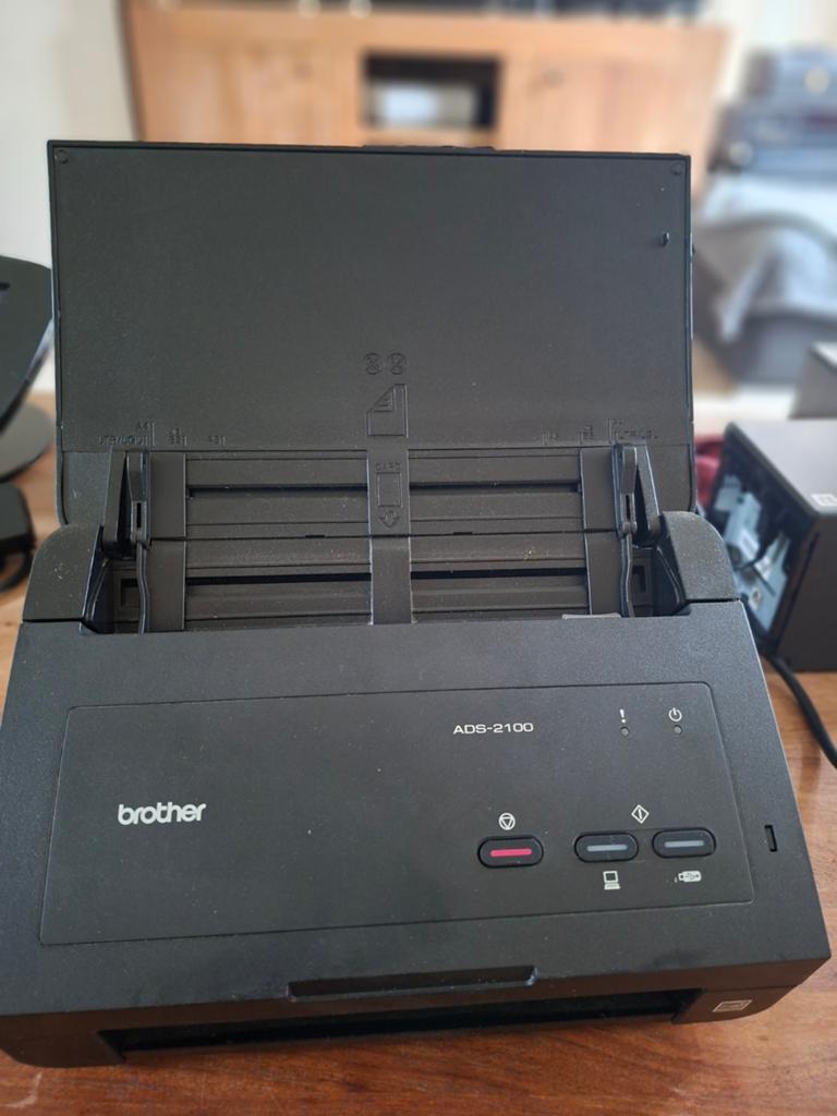 Brother scanner, Ophalen