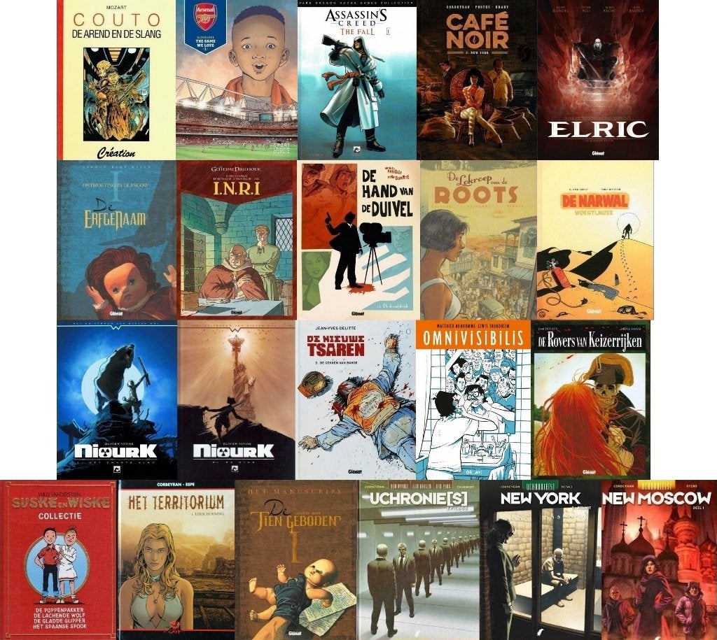 21 Hardcover strips, Meerdere stripboeken, Ophalen, Zo goed als nieuw