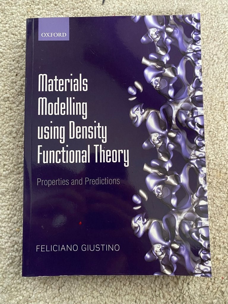 Giustino DFT Materials Modelling Oxford ISBN 9780199662449, Boeken, Ophalen of Verzenden, Beta, Zo goed als nieuw, Hoger Onderwijs