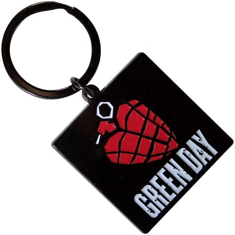 Green Day - Grenade Logo Sleutelhanger officiële merchandise, Verzamelen, Ophalen of Verzenden, Nieuw