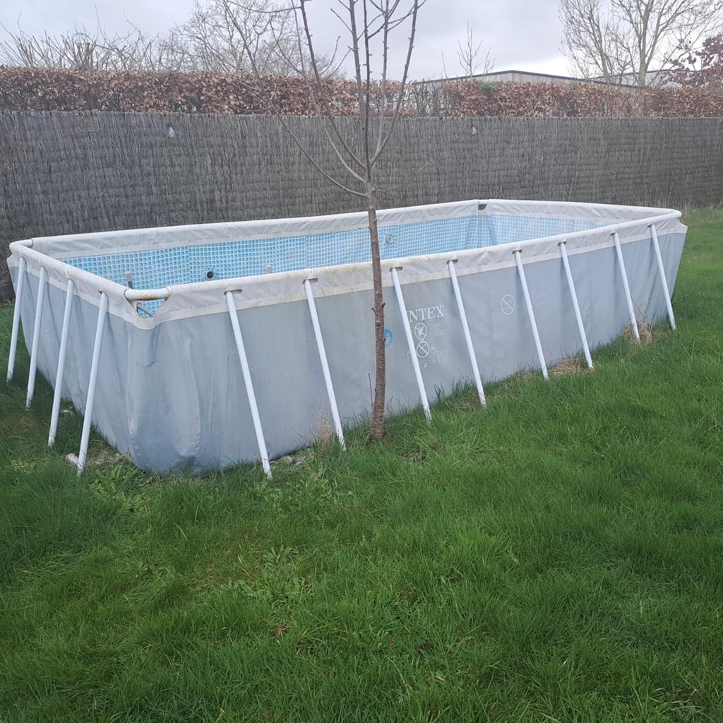 Piscine Prism intex usée., Enlèvement, Utilisé, 80 à 120 cm, Rectangulaire
