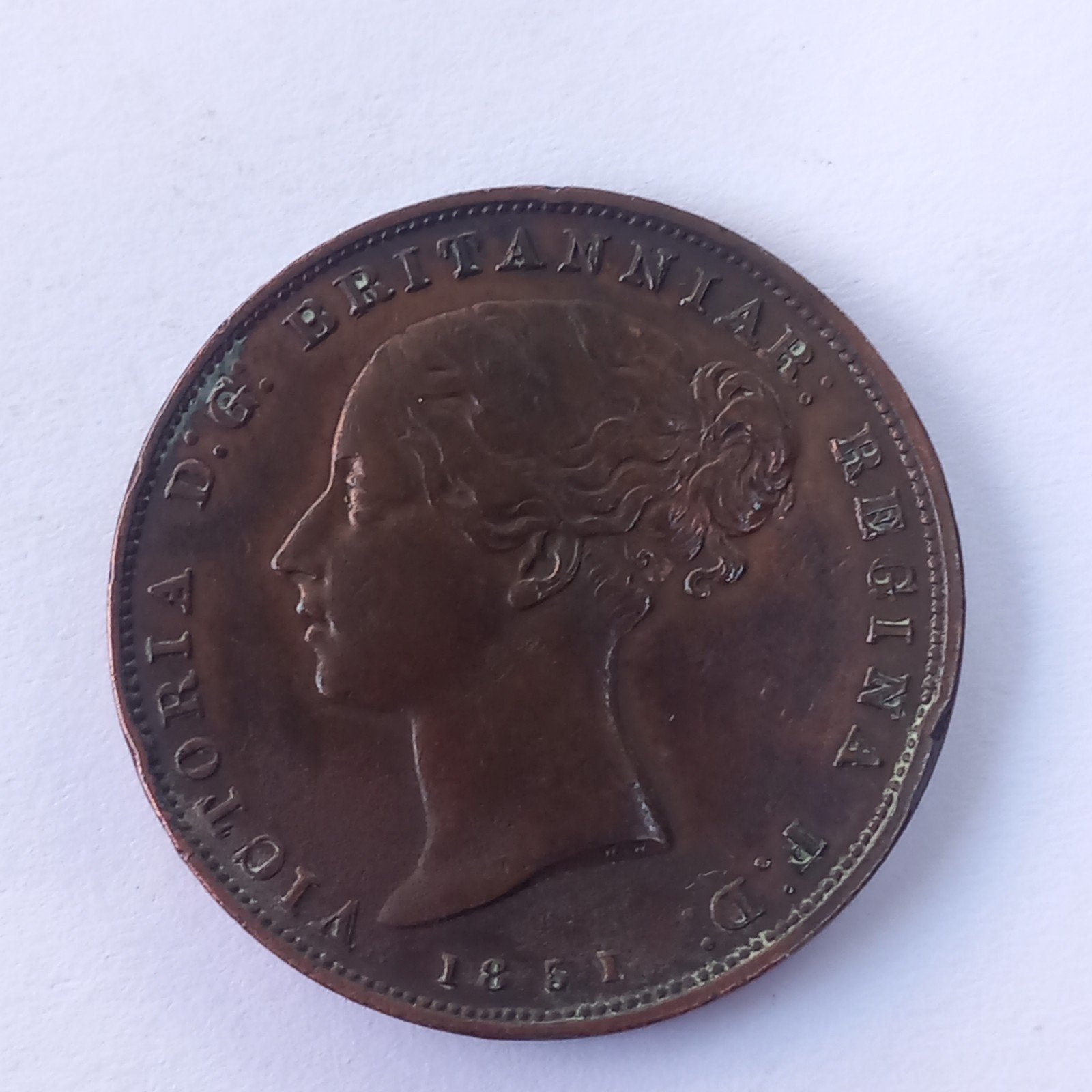 1/26 shilling, 1851 Victoria, Postzegels en Munten, Ophalen of Verzenden
