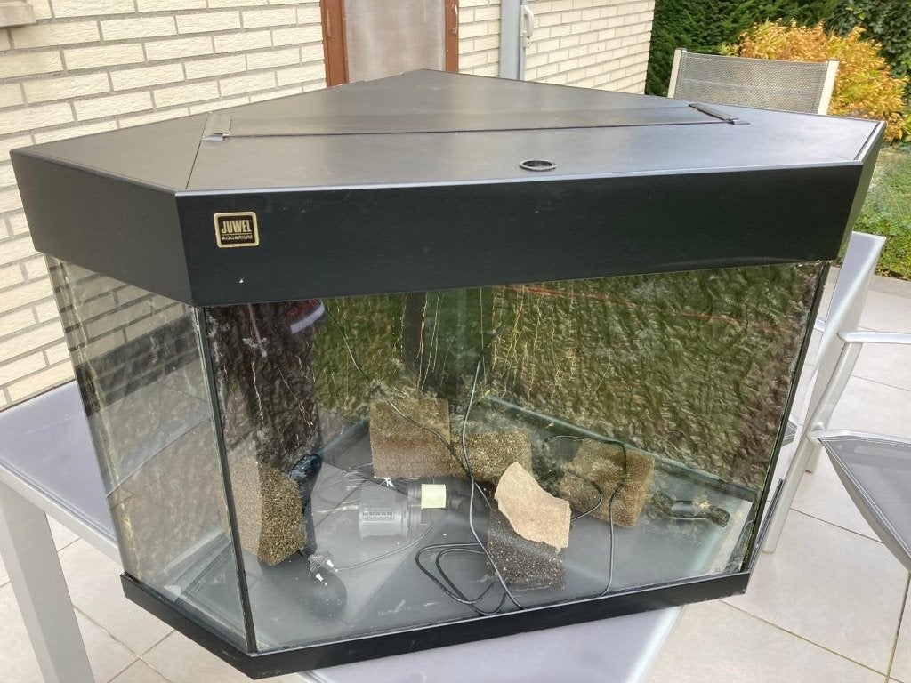 Aquarium, Dieren en Toebehoren, Ophalen, Inclusief deksel, Zo goed als nieuw, Leeg aquarium