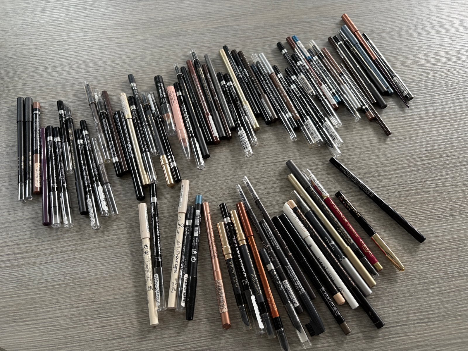 Set 79x oogpotloden make-up verschillende merken, Enlèvement ou Envoi, Comme neuf, Maquillage
