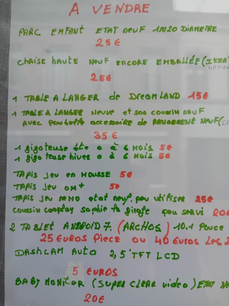 Objet  divers, Enlèvement