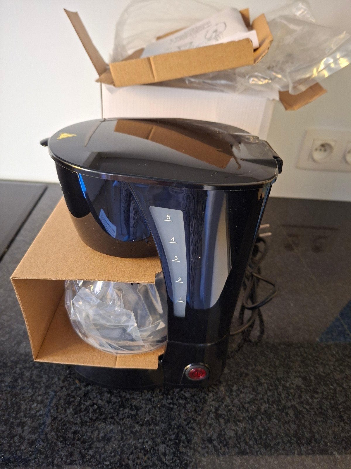 Koffie toestel, Ophalen