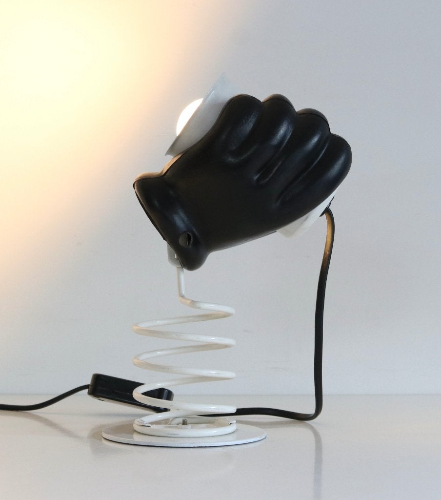 Vintage Mickey Hand desk lamp 1980s, Ophalen of Verzenden