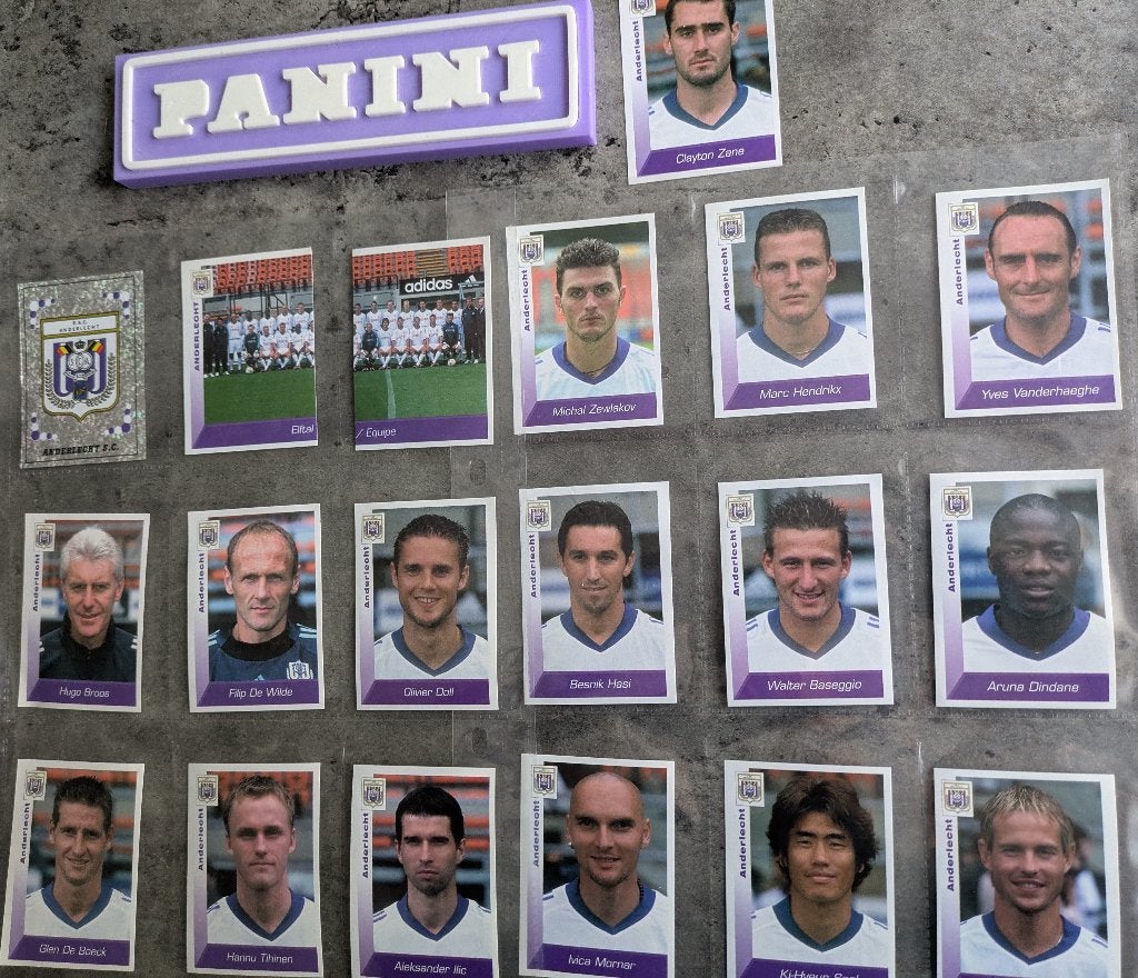 AUTOCOLLANTS PANINI 19X FOOTBALL 2003 ANDERLECHT SC FOOTBALL, Enlèvement ou Envoi, Neuf
