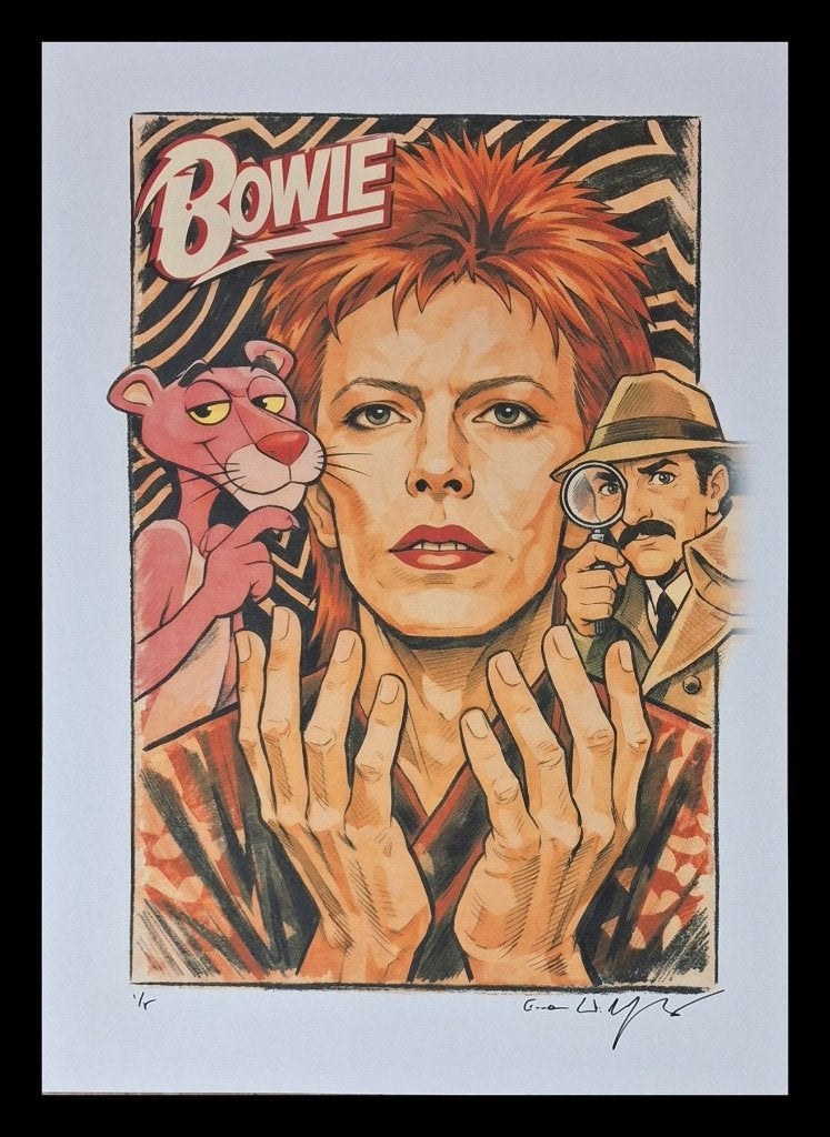 David Bowie met certificaat, Ophalen of Verzenden