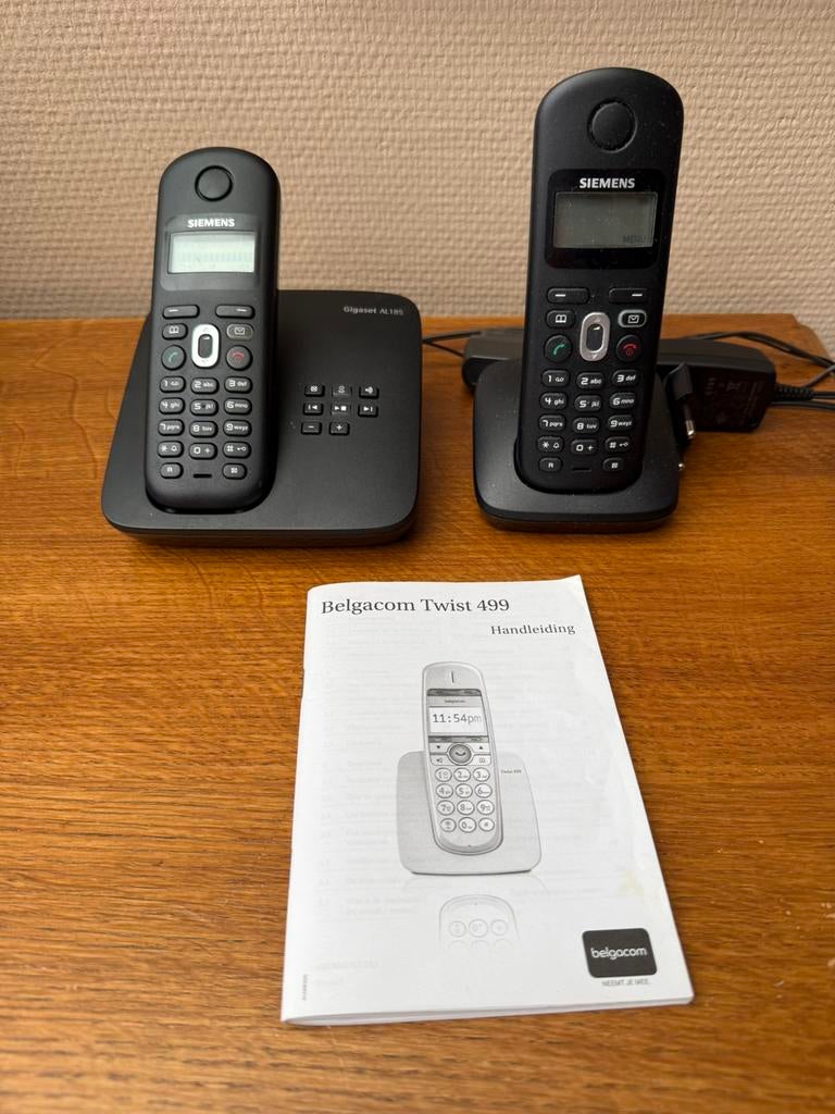 Telefoon Twist 499 , draadloos , werkt prima, Télécoms, Téléphones fixes | Combinés & sans fil, Enlèvement, Utilisé, 2 combinés