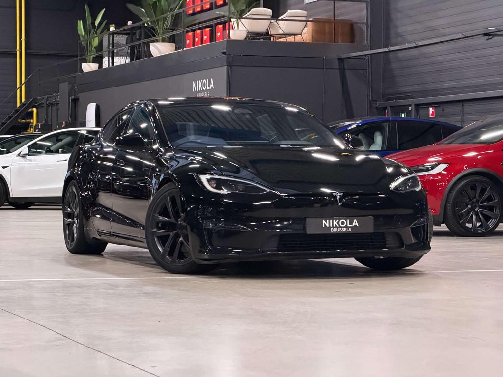 Tesla Model S PLAID - FULL SELF DRIVING ACTIVE - 1020HP - 21, Auto's, Tesla, Bedrijf, Te koop, Model S, 4x4, ABS, Adaptieve lichten