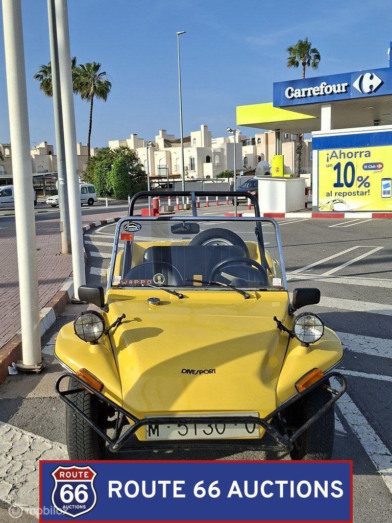 Seat 600 Buggy Divesport | 1973 | Route 66 Auctions, Zwart, Bedrijf, Handgeschakeld, Overige carrosserie