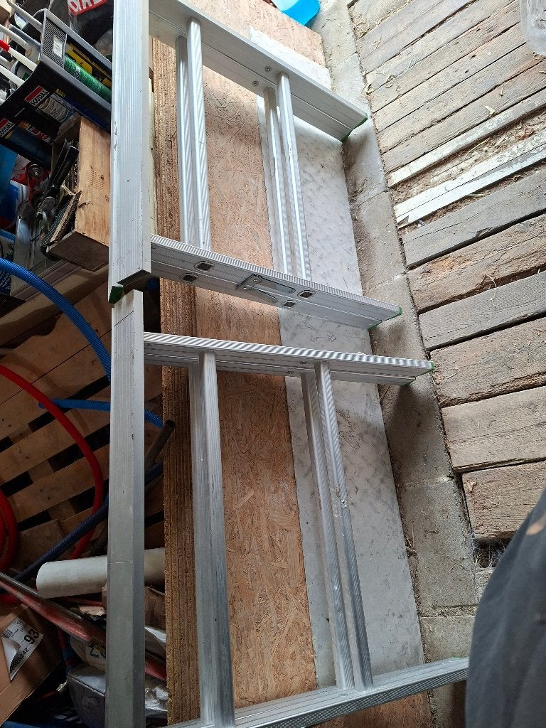 Traiteaux alu, Doe-het-zelf en Bouw, Ophalen, Zo goed als nieuw, Aluminium