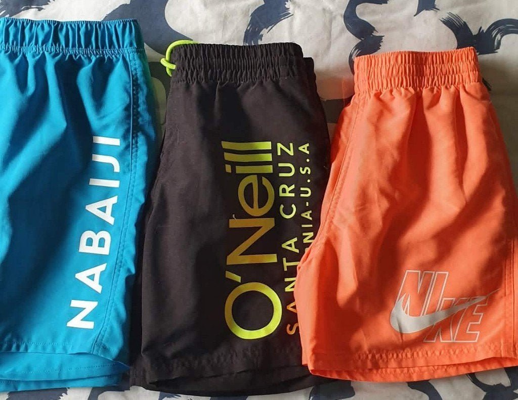 SET VAN 3 SPORTSHORTS (11-12 JAAR) MAAT 152, Ophalen, Sport- of Zwemkleding, Zo goed als nieuw, Nike