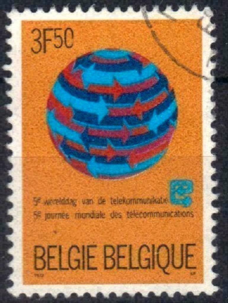 Belgique 1973 - Yvert 1665/OBP 1673 - Télécommuncation (ST), Timbres & Monnaies, Envoi, Affranchi, Oblitéré