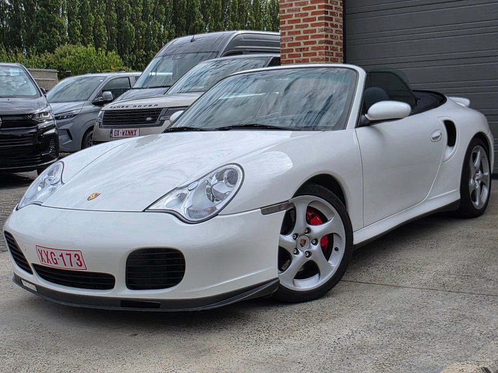 Porsche 996 Turbo - Cabrio - Belgische wagen - 2004, Cuir, Système audio, Achat, Entreprise