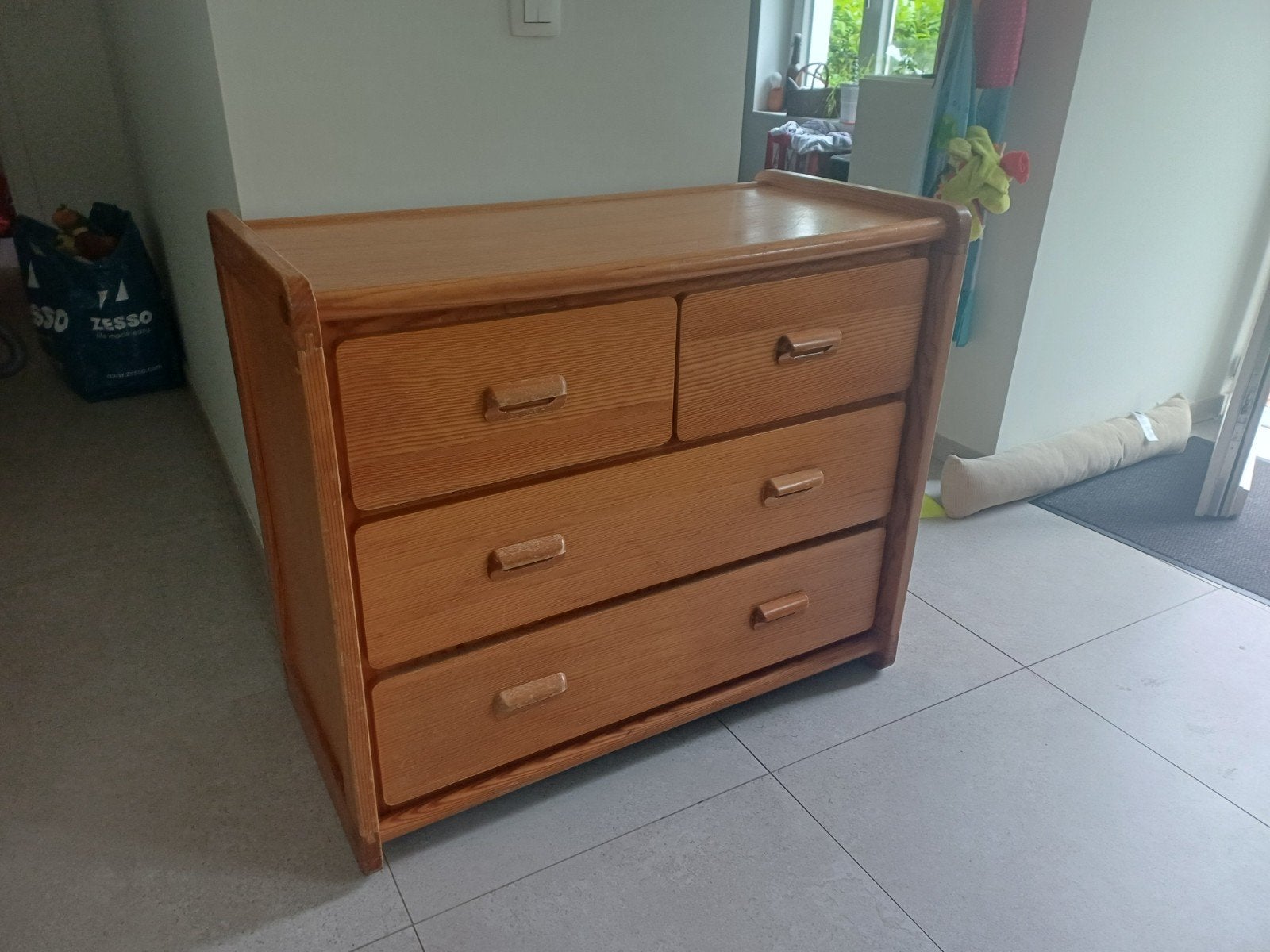 vintage houten ladekast jaren ’80, Huis en Inrichting, Ophalen