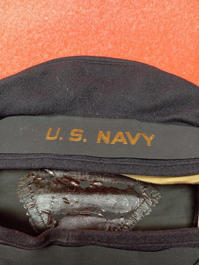 US NAVY / Blue hat ww2, Enlèvement ou Envoi, Marine, Casque ou Béret