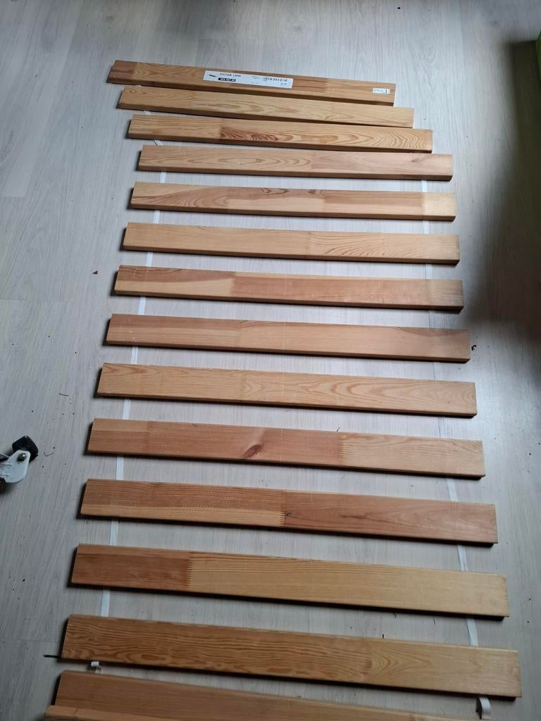 2 Sommiers IKEA Sultan Lade 80 x 200, Huis en Inrichting, Ophalen, Gebruikt, Tweepersoons, 80 cm
