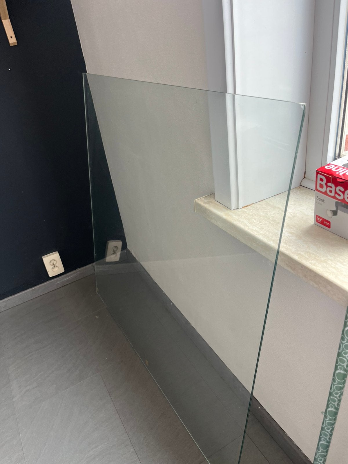 Veiligheidsglas 1.20 op 1.20 ong, Huis en Inrichting, Ophalen, Gebruikt