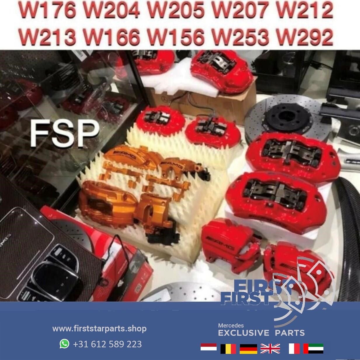 W205 C63 C63s AMG FUSEE WIELLAGER LINKS + RECHTS ACHTER SET, Gebruikt, -, Ophalen of Verzenden, -