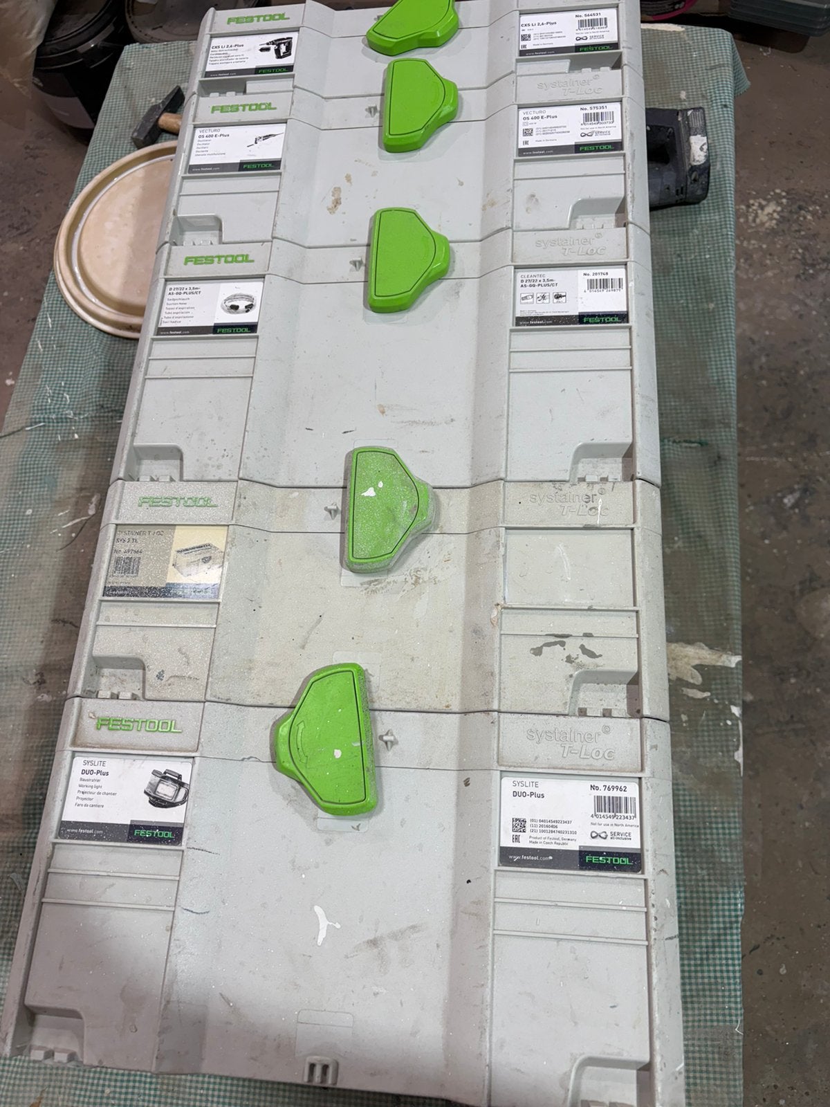 5 festool systainers, Doe-het-zelf en Bouw, Ophalen, Gebruikt